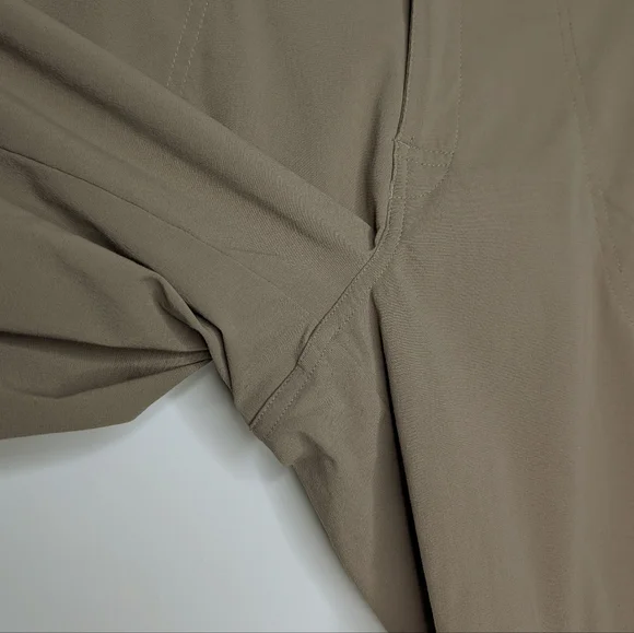 Lucy Women's Light Tan Athletic Casual Khaki Outdoor Hiking Shorts Size Large - Picture 7 of 14